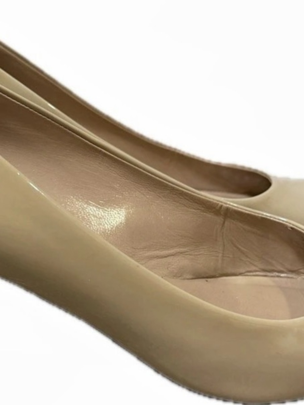 Tamara Mellon pointed-toe kitten heels in Beige US 8.5